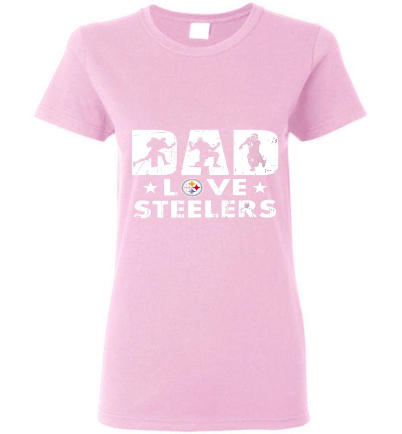 Inktee Store - Pittsburgh Slers Dad Love Slers Womens T-Shirt Image