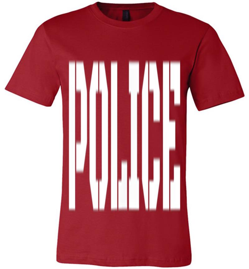 Inktee Store - Police Uniform - Official Law Enforcet Gear Premium T-Shirt Image