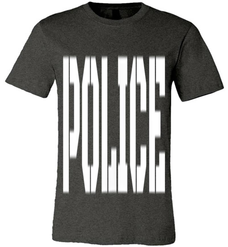 Inktee Store - Police Uniform - Official Law Enforcet Gear Premium T-Shirt Image