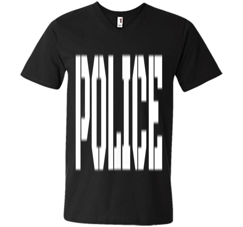 Police Uniform - Official Law Enforcet Gear V-Neck T-Shirt