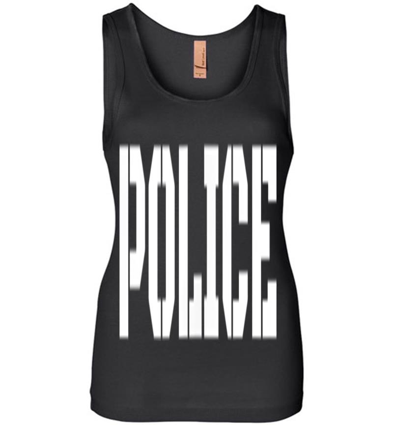 Police Uniform - Official Law Enforcet Gear Womens Jersey Tank Top