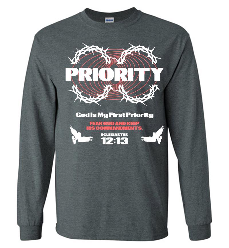 Inktee Store - Priority Long Sleeve T-Shirt Image
