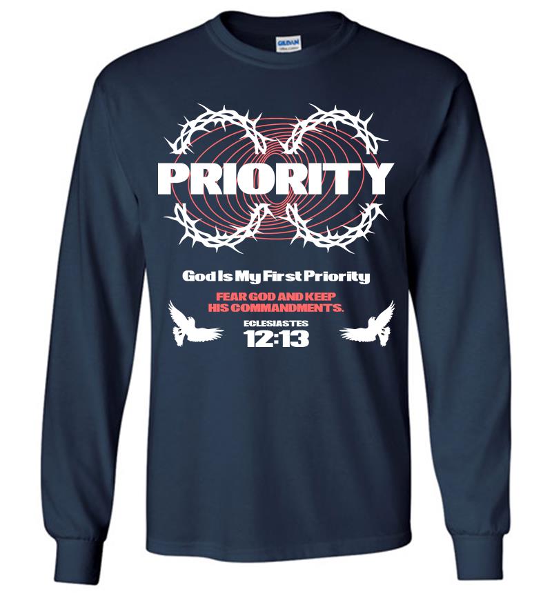 Inktee Store - Priority Long Sleeve T-Shirt Image