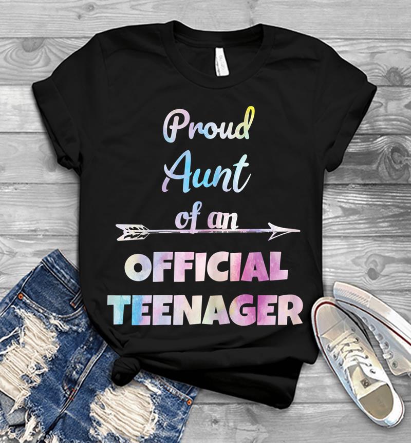 Proud Aunt Of An Official Nager, 13th B-day Party Mens T-shirt