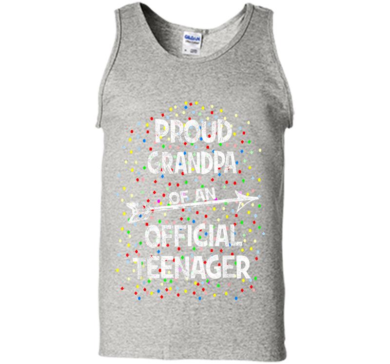 Proud Grandpa Of An Official Nager, 13Th B-Day Party Mens Tank Top