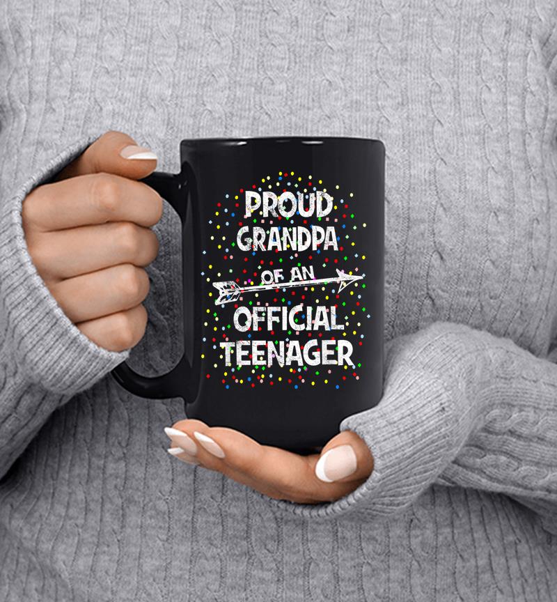 Proud Grandpa Of An Official Nager, 13Th B-Day Party Mug