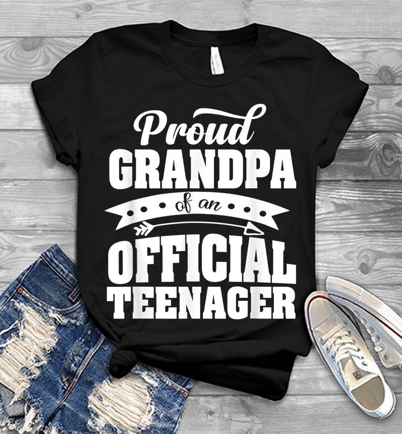 Proud Grandpa Of An Official Nager 13th Birthday Party Mens T-shirt