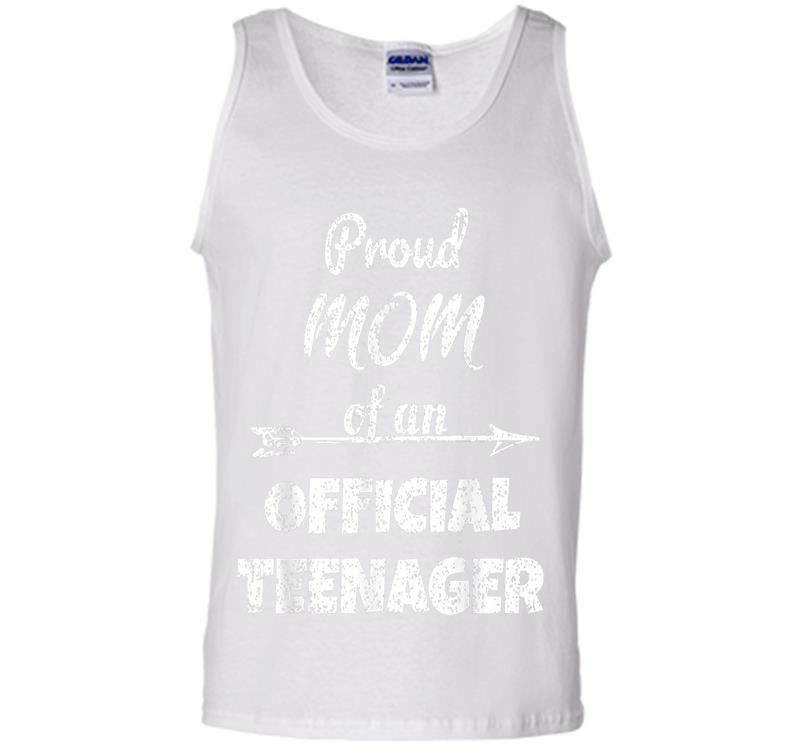 Inktee Store - Proud Mom Of An Official Nager, 13Th B-Day Party Mens Tank Top Image