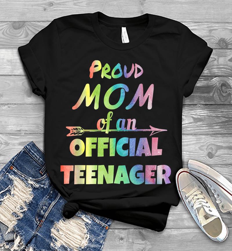 Proud Mom Of An Official Nager, 13th Birthday Party Mens T-shirt
