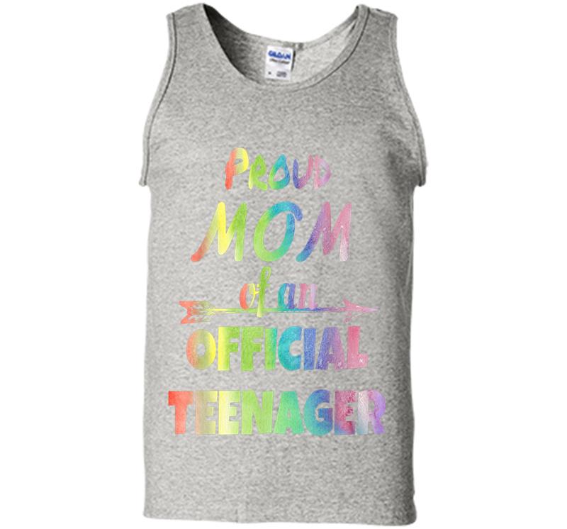 Proud Mom Of An Official Nager, 13th Birthday Party Mens Tank Top
