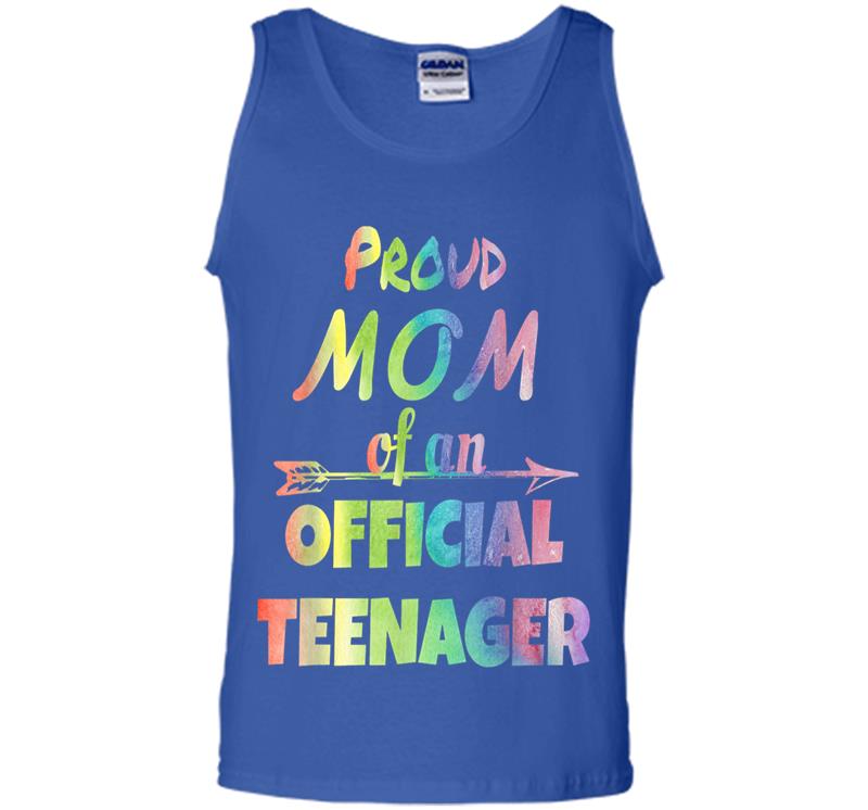 Inktee Store - Proud Mom Of An Official Nager, 13Th Birthday Party Mens Tank Top Image