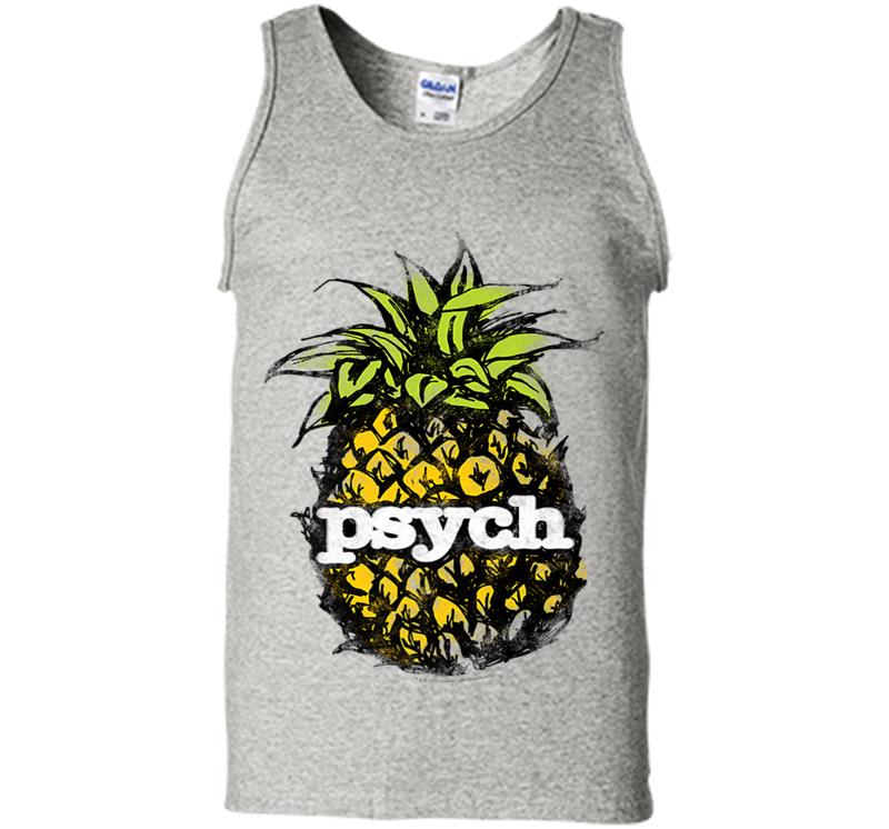 Psych Vintage Pineapple Premium - Official Mens Tank Top