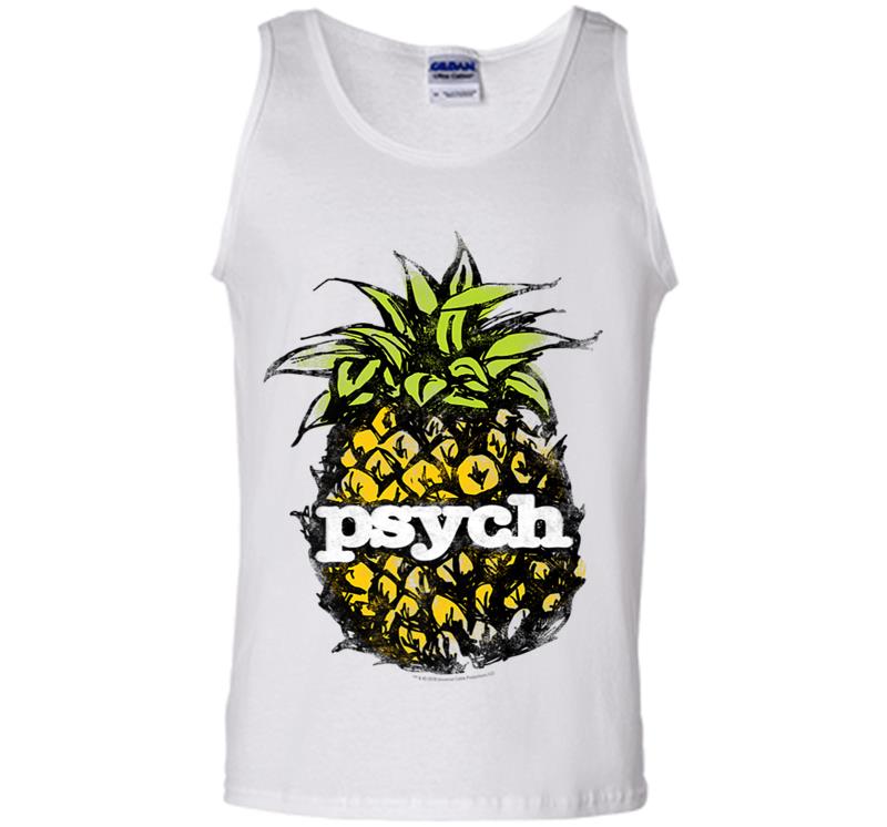 Inktee Store - Psych Vintage Pineapple Premium - Official Mens Tank Top Image