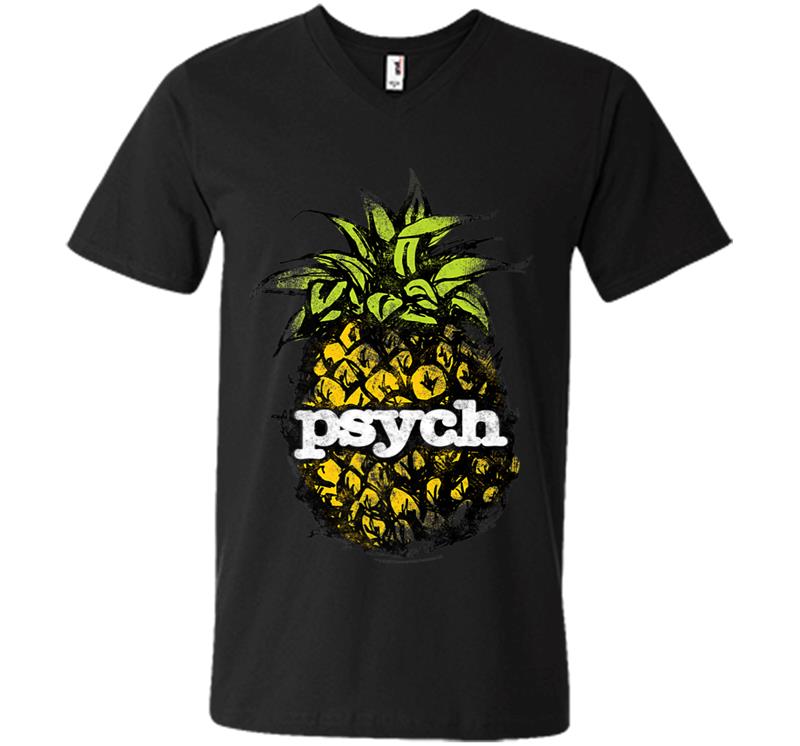 Psych Vintage Pineapple Premium - Official V-Neck T-Shirt
