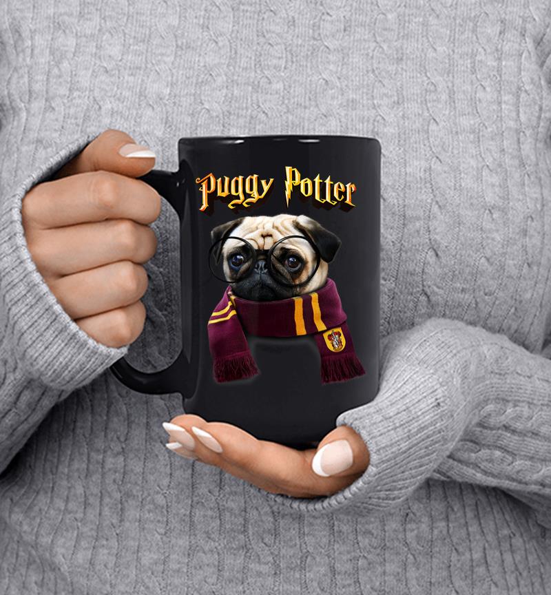Puggy Potter Magic Wizard Pug Funny Pug Mug