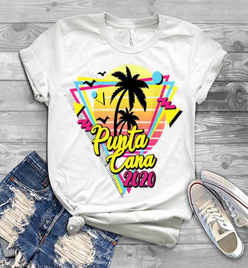 Inktee Store - Punta Cana 2020 Retro Vacations Beach 80S 70S Mens T-Shirt Image