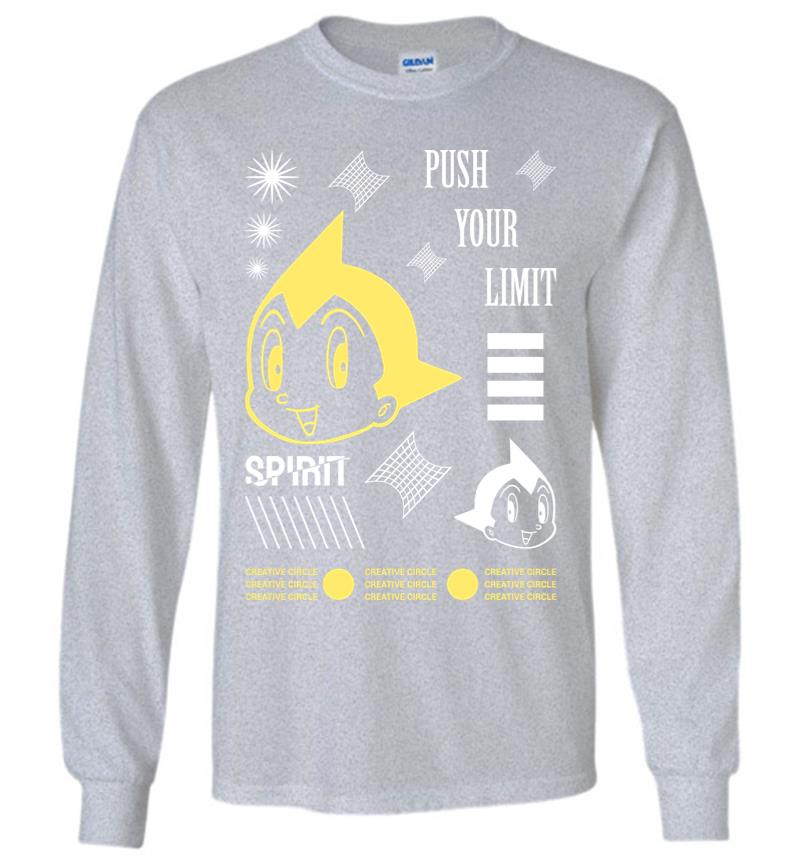 Inktee Store - Push Your Limit Long Sleeve T-Shirt Image