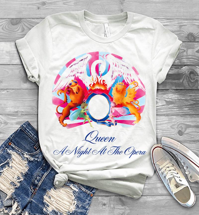 Inktee Store - Queen Official A Night At The Opera Mens T-Shirt Image
