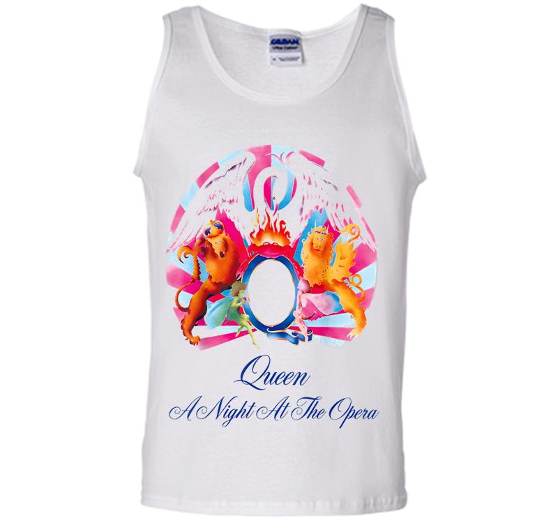 Inktee Store - Queen Official A Night At The Opera Mens Tank Top Image
