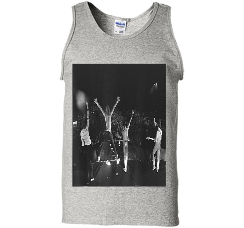 Queen Official Band Promo B&w Vintage Photo Mens Tank Top