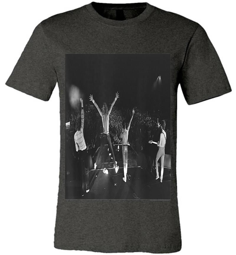 Inktee Store - Queen Official Band Promo B&Amp;W Vintage Photo Premium T-Shirt Image