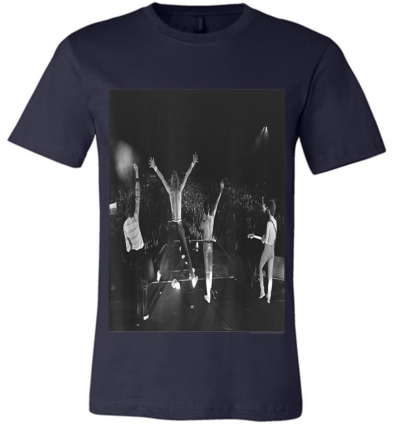 Inktee Store - Queen Official Band Promo B&Amp;W Vintage Photo Premium T-Shirt Image