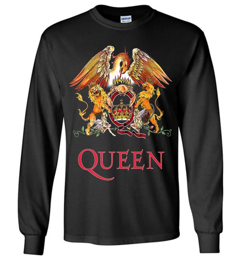 Queen Official Classic Crest Premium Long Sleeve T-shirt
