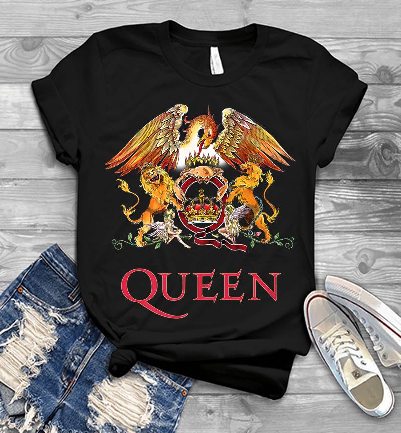 Queen Official Classic Crest Premium Mens T-shirt