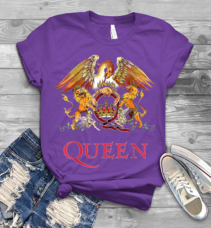 Inktee Store - Queen Official Classic Crest Mens T-Shirt Image