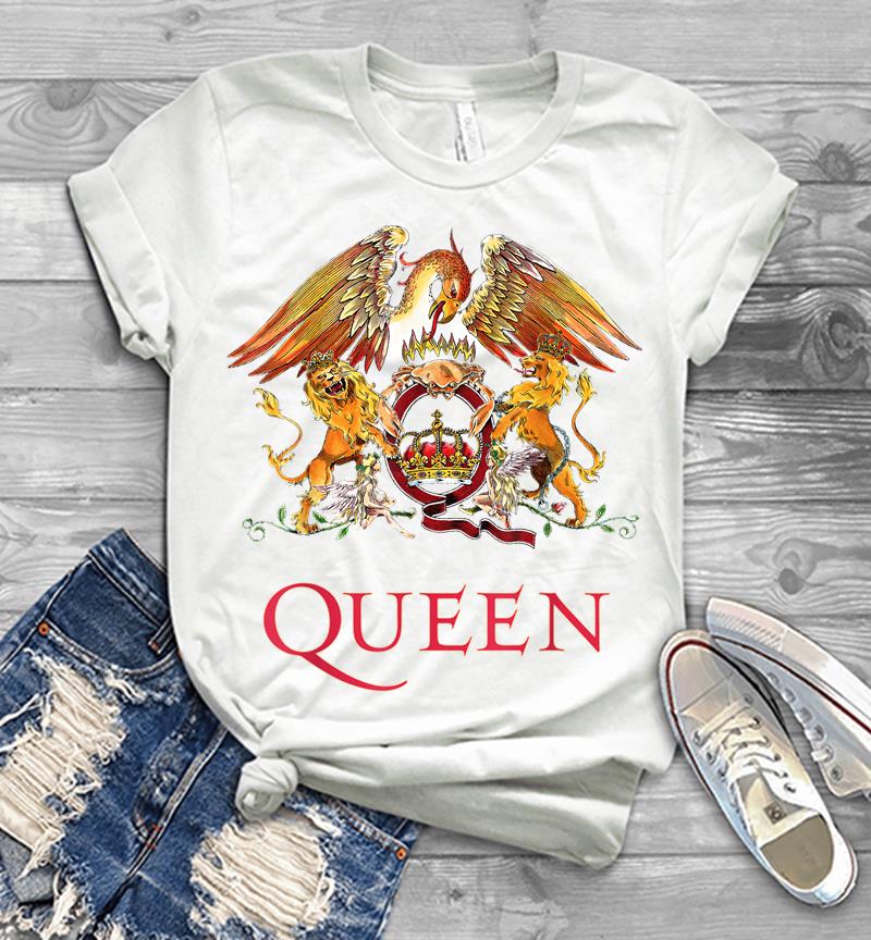 Inktee Store - Queen Official Classic Crest Mens T-Shirt Image