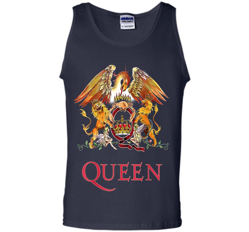 Inktee Store - Queen Official Classic Crest Mens Tank Top Image