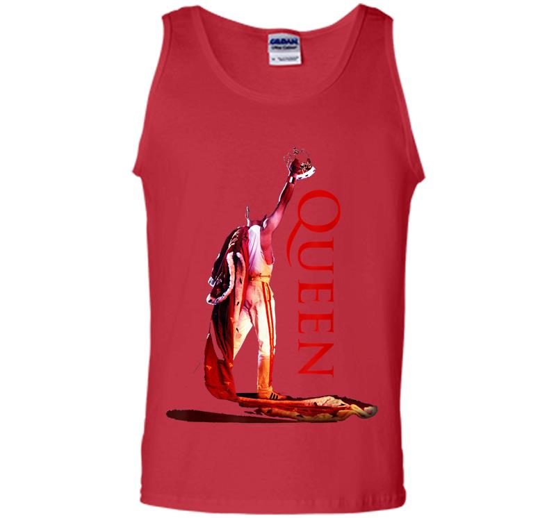 Inktee Store - Queen Official Crowned Colour Mens Tank Top Image