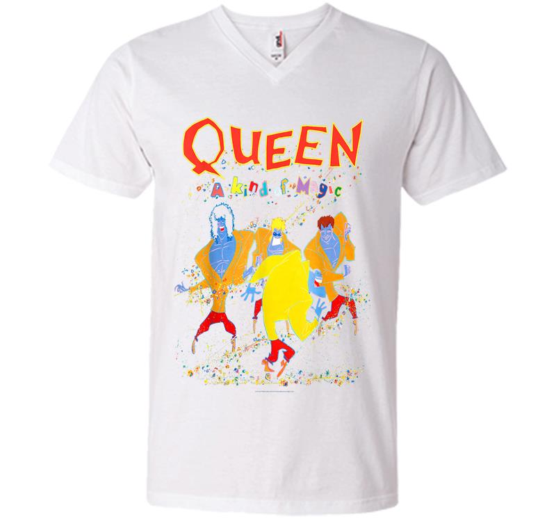 Inktee Store - Queen Official Kind Of Magic V-Neck T-Shirt Image