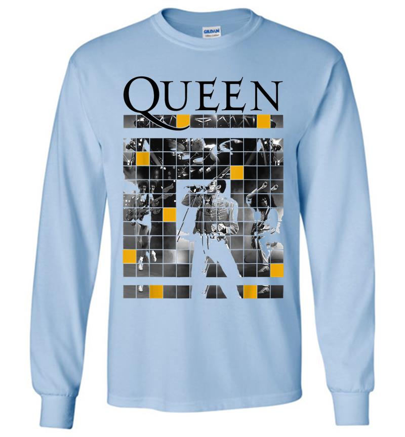 Inktee Store - Queen Official Live Concert Blocks Long Sleeve T-Shirt Image