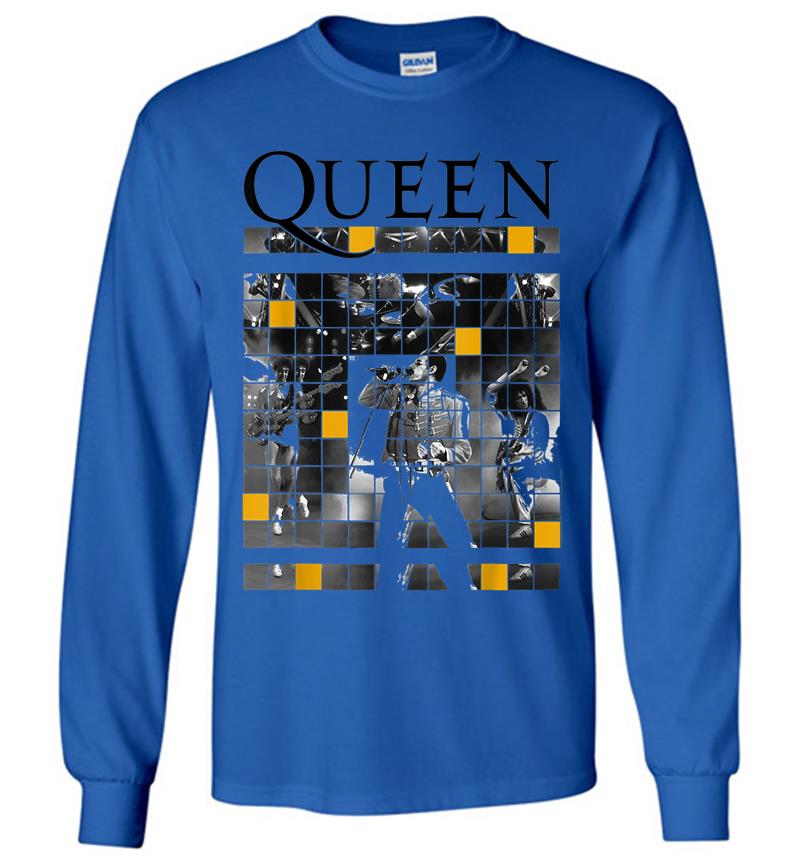 Inktee Store - Queen Official Live Concert Blocks Long Sleeve T-Shirt Image
