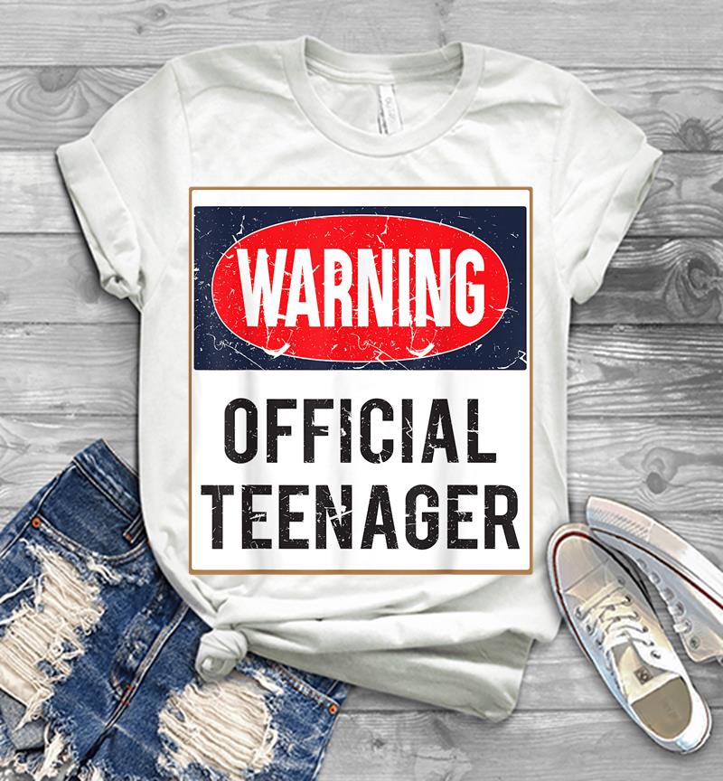 Inktee Store - Retro Official Nager 13Th Birthday Funny Warning Mens T-Shirt Image