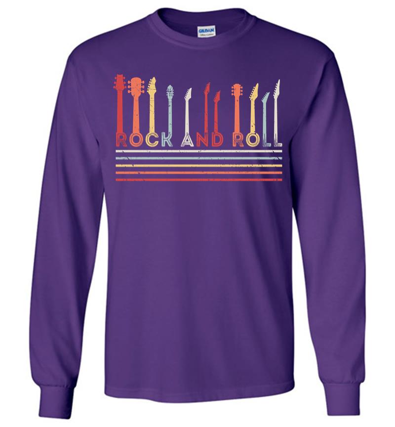 Inktee Store - Rock And Roll Vintage Design Concert Band, Rock Music Lover Long Sleeve T-Shirt Image