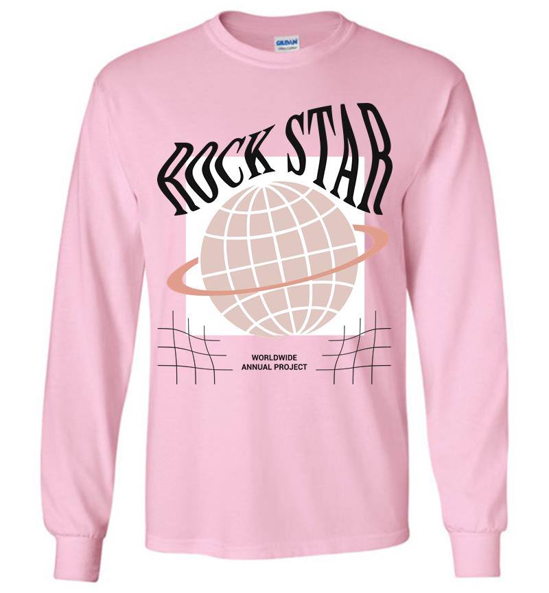 Inktee Store - Rock Star Long Sleeve T-Shirt Image