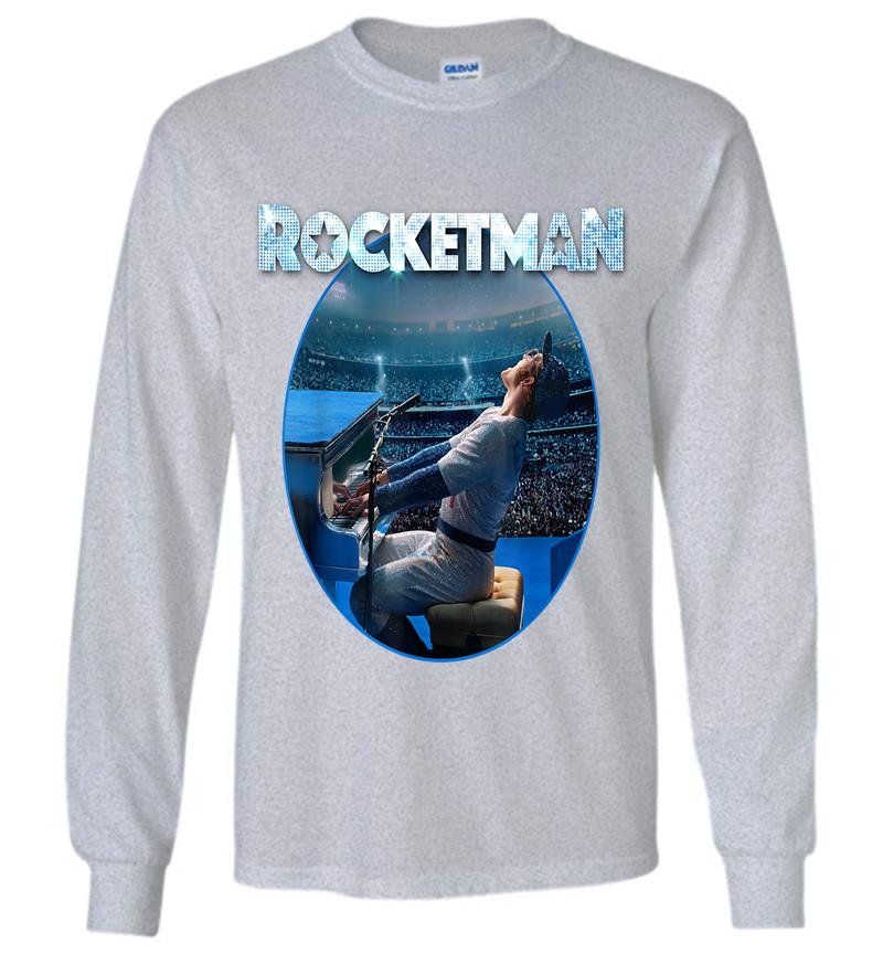Inktee Store - Rocketman Official Elton John Piano Image Long Sleeve T-Shirt Image