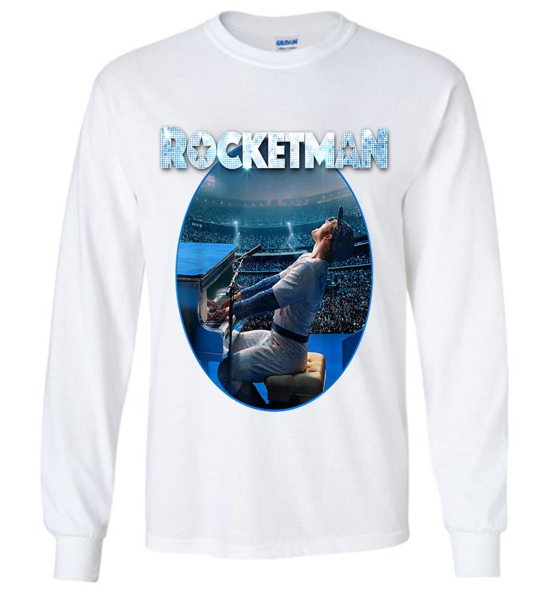 Inktee Store - Rocketman Official Elton John Piano Image Long Sleeve T-Shirt Image