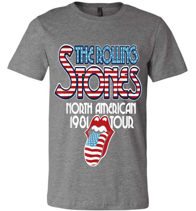 Inktee Store - Rolling Stones Official Na Tour 1981 Premium T-Shirt Image
