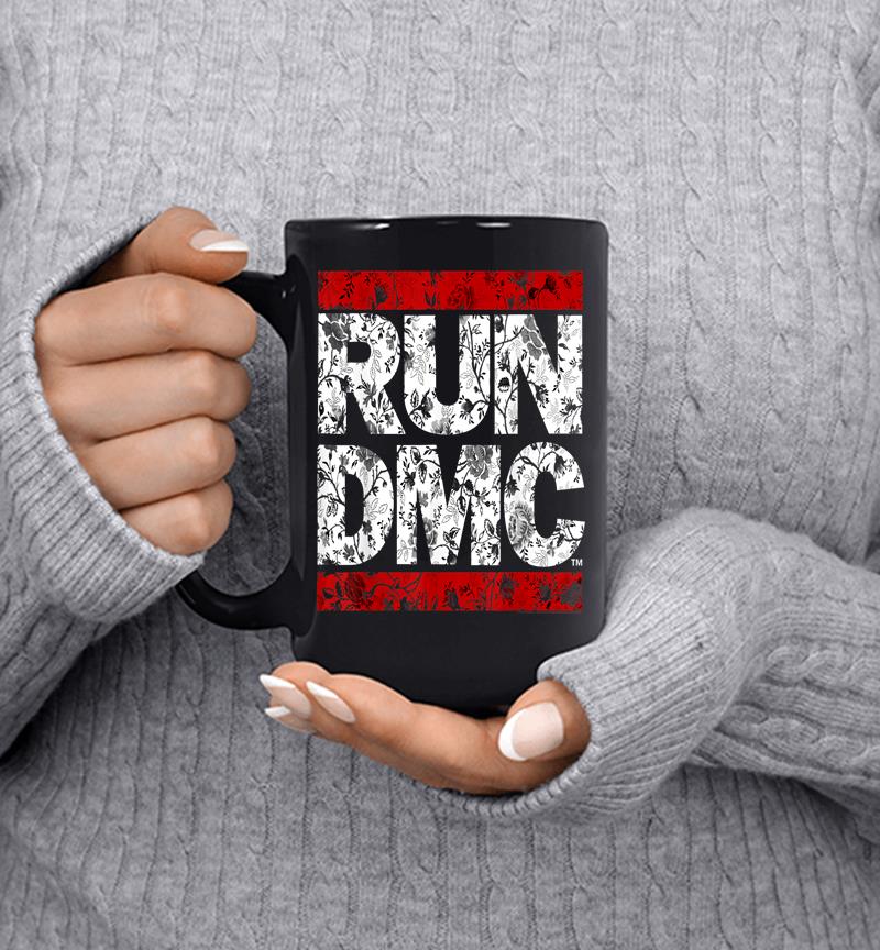 Run Dmc Official Floral Red Logo Mug