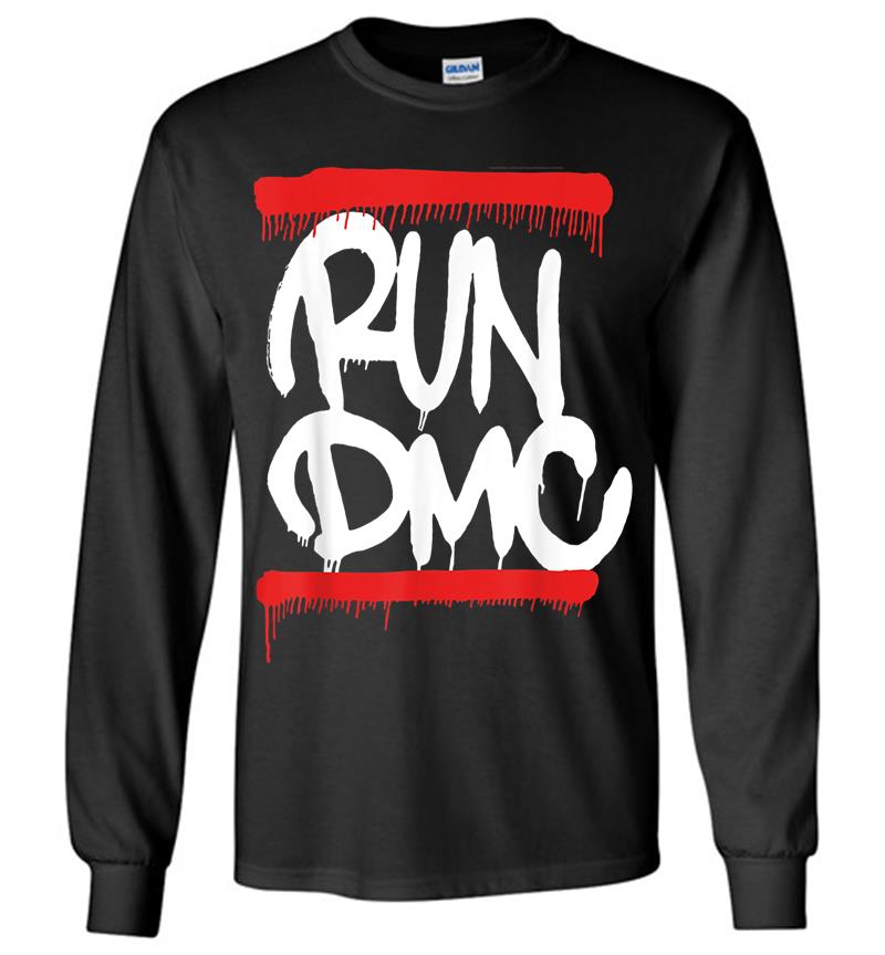 Run Dmc Official Graffiti Logo Long Sleeve T-shirt