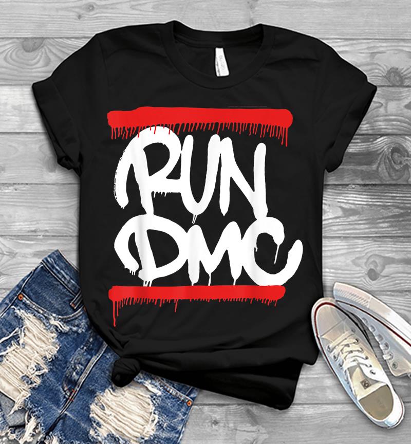Run Dmc Official Graffiti Logo Mens T-shirt