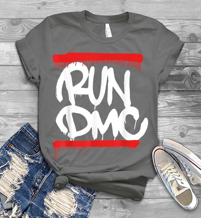 Inktee Store - Run Dmc Official Graffiti Logo Mens T-Shirt Image