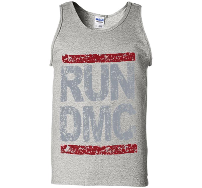Run Dmc Official Grunge Logo Premium Mens Tank Top