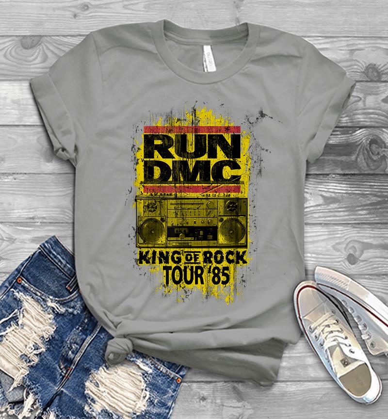 Inktee Store - Run Dmc Official King Of Rock Tour '85 Mens T-Shirt Image