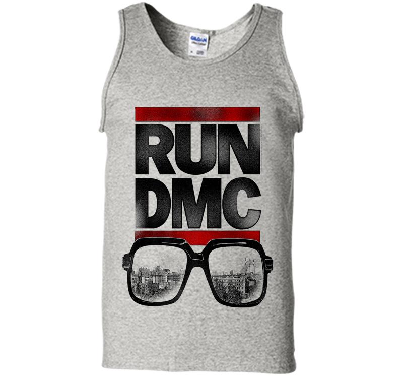 Run Dmc Official Nyc Glasses Premium Mens Tank Top