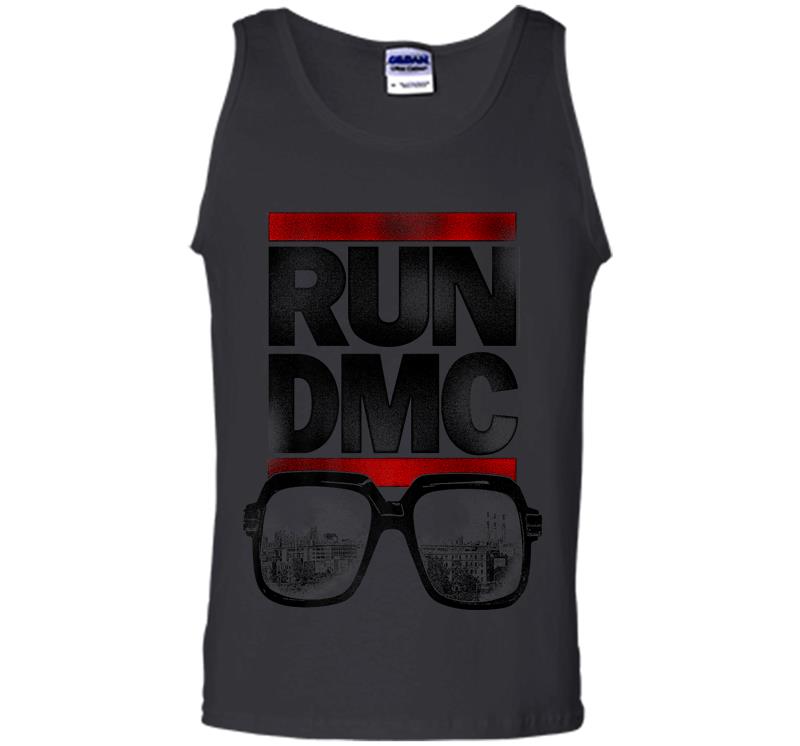 Inktee Store - Run Dmc Official Nyc Glasses Premium Mens Tank Top Image