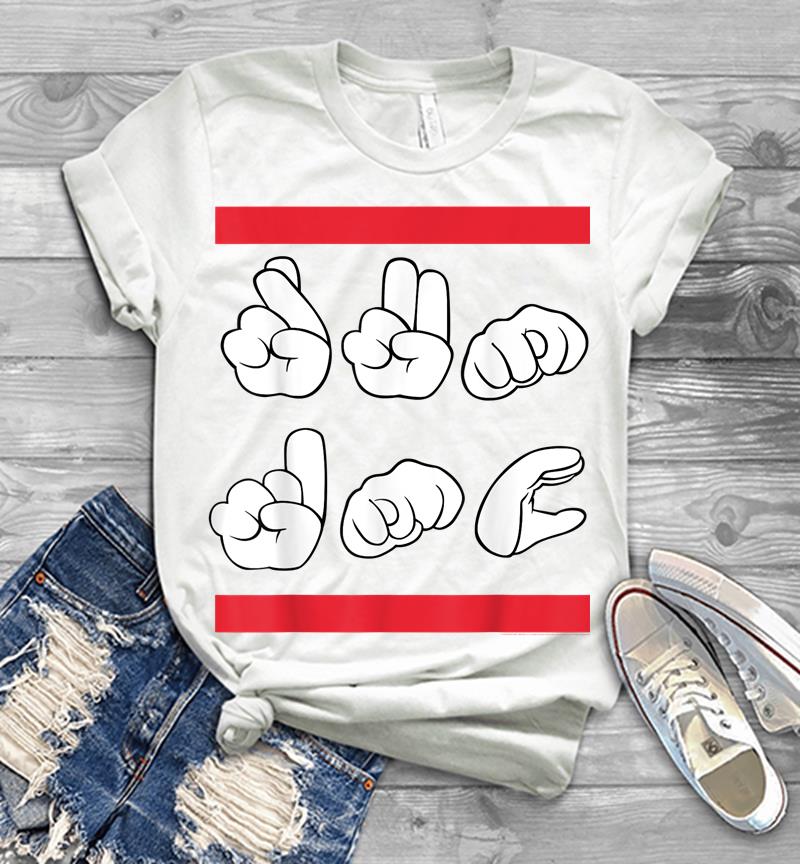 Inktee Store - Run Dmc Official Sign Language Mens T-Shirt Image